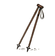 Hiking Poles Illustration